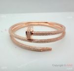 Rose Gold Double Nail Juste Un Clou Bracelet Cartier Bracelet Nail Replica